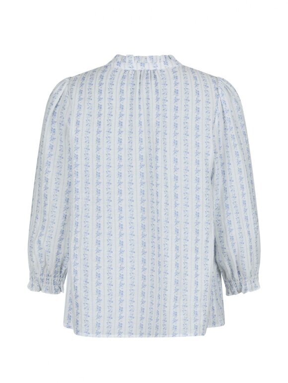 Neo Noir - Carlie Flower Stripe Blouse