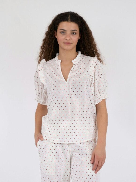 Neo Noir - Rosalie Heart Blouse