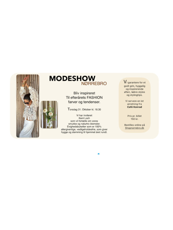 Diverse - MODESHOW Torsdag 31/10