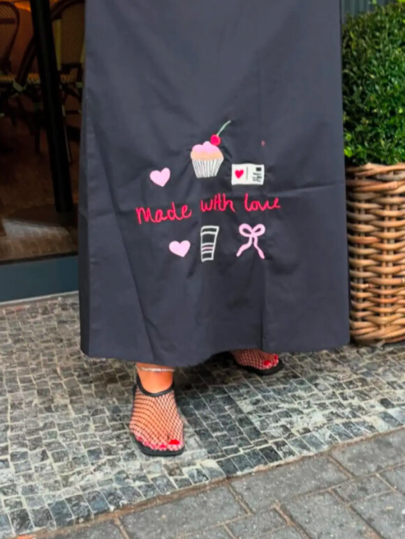 WAUW - Heart Dress Black
