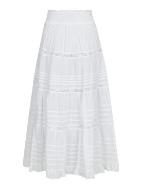 Neo Noir - Felicia S Voile Skirt White
