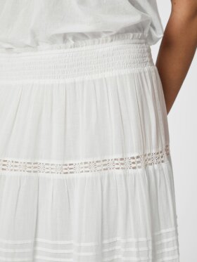 Neo Noir - Felicia S Voile Skirt White