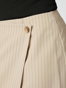 Neo Noir - Petrani Pinstriped skirt Sand