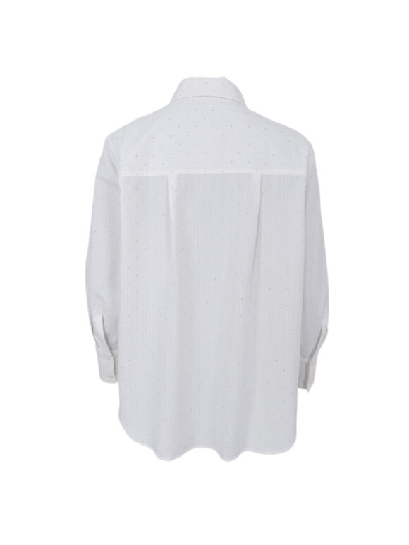 Black Colour - BCStarry Strass Shirt White