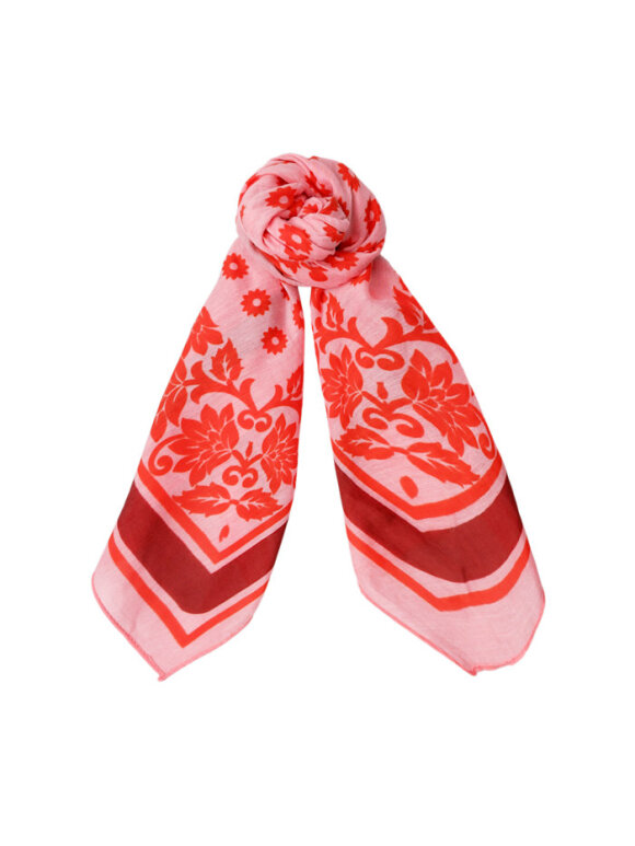 Black Colour - BCHally Mini scarf Coral