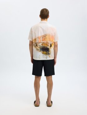 Selected - SLHRELAXCARL AOP SS SHIRT