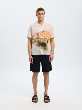 Selected - SLHRELAXCARL AOP SS SHIRT
