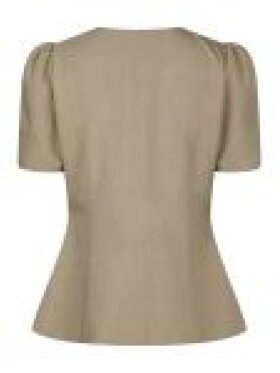Neo Noir - Jules Structure Blouse Dark T