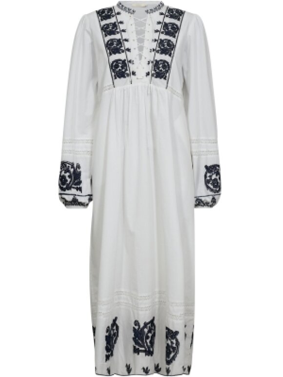 Gossia - AdelaGO Dress White/Blue