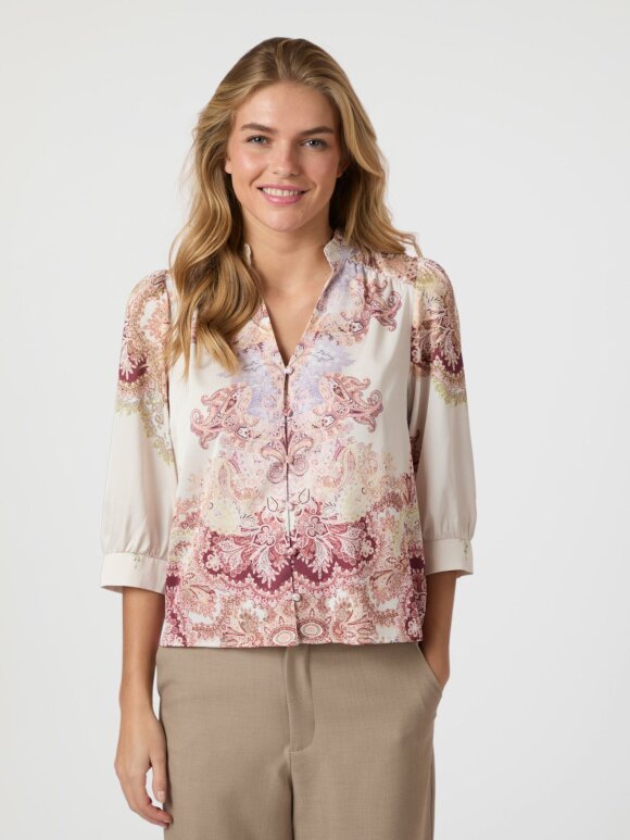 Neo Noir - Roselle Artist Paisley Blouse