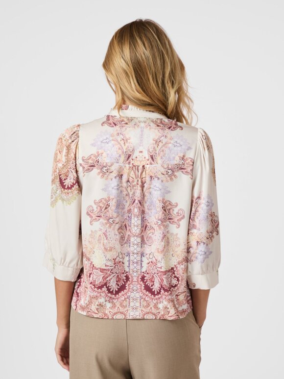 Neo Noir - Roselle Artist Paisley Blouse