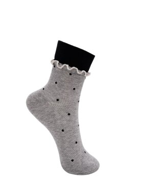 Black Colour - BCAviana Sock grey melange