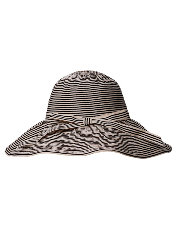 Black Colour - BCJannie Bibbon hat stripe