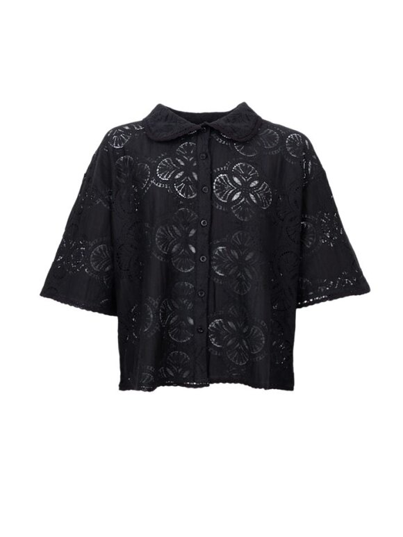 Black Colour - BCMilos Lace Blouse Black