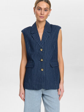 Numph - NUVibeke vest Medium blue