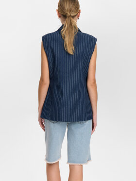 Numph - NUVibeke vest Medium blue