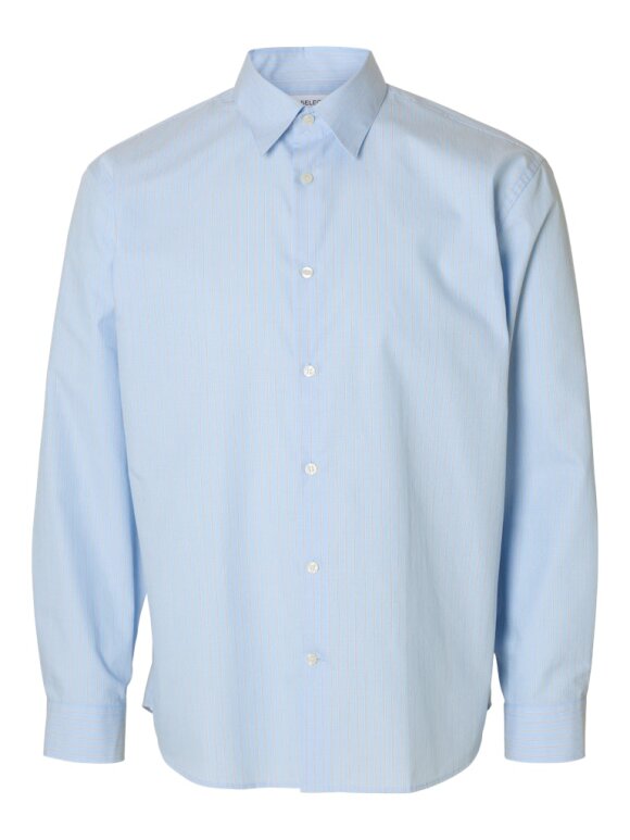 Selected - SLHRELAXBEN STRIPE LS SHIRT