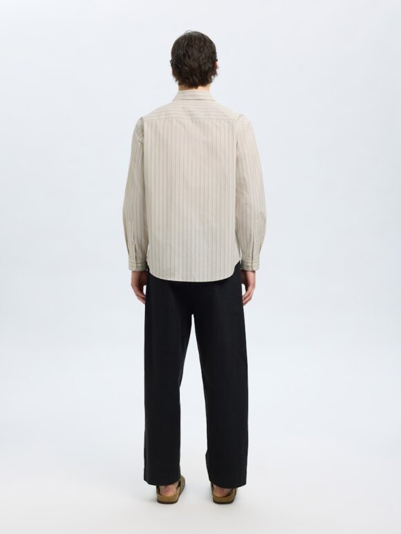 Selected - SLHRELAXBEN STRIPE LS SHIRT