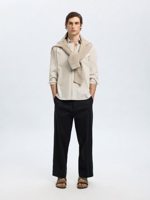 Selected - SLHRELAXBEN STRIPE LS SHIRT