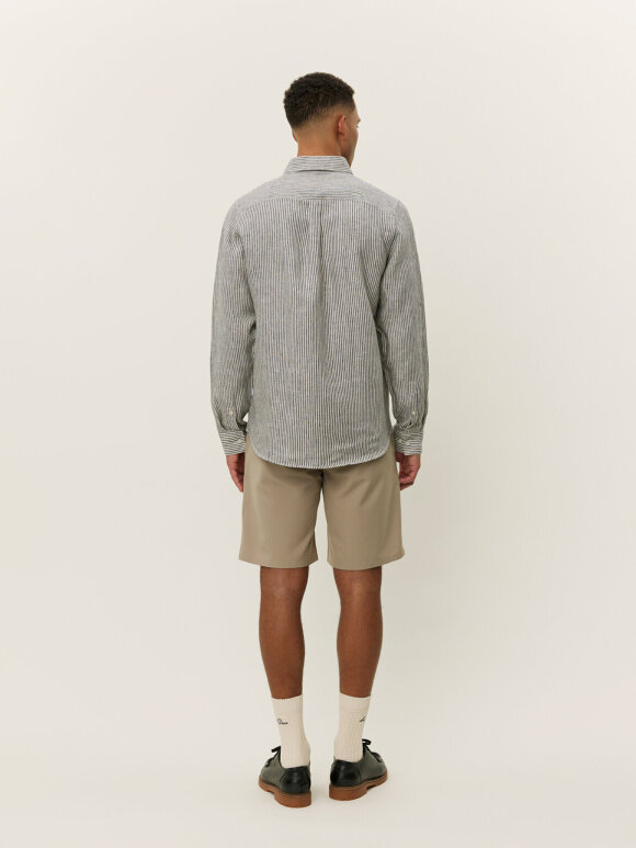 Les Deux - Konrad Stripe Linen Shirt