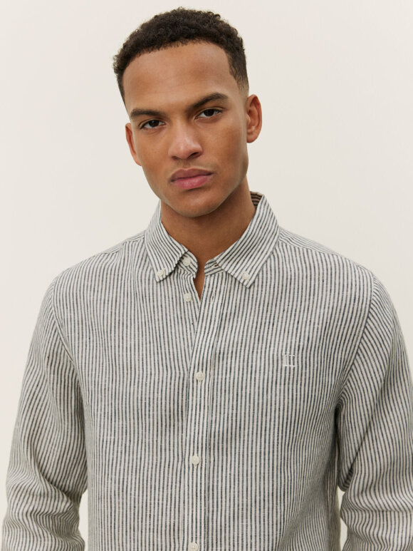 Les Deux - Konrad Stripe Linen Shirt