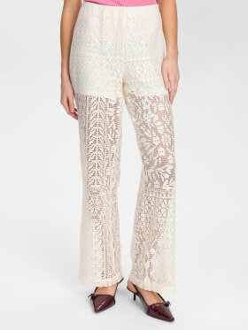 Numph - NUWicki Pants Cloud dancer Numph - NUWicki Pants Cloud dancer