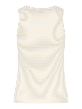La Rouge - Lotte Singlet Sand/White