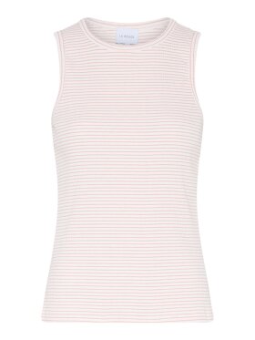 La Rouge - Lotte Singlet Sand/Rose Stripe