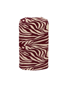 Black Colour - BCLuna V-Neck Top berry zebra
