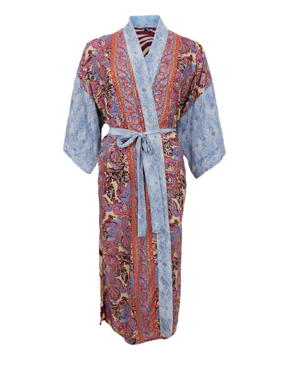Black Colour - BCLuna Multi Kimono long Royal