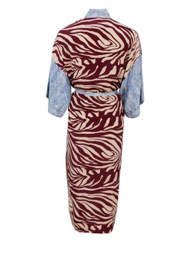 Black Colour - BCLuna Multi Kimono long Royal