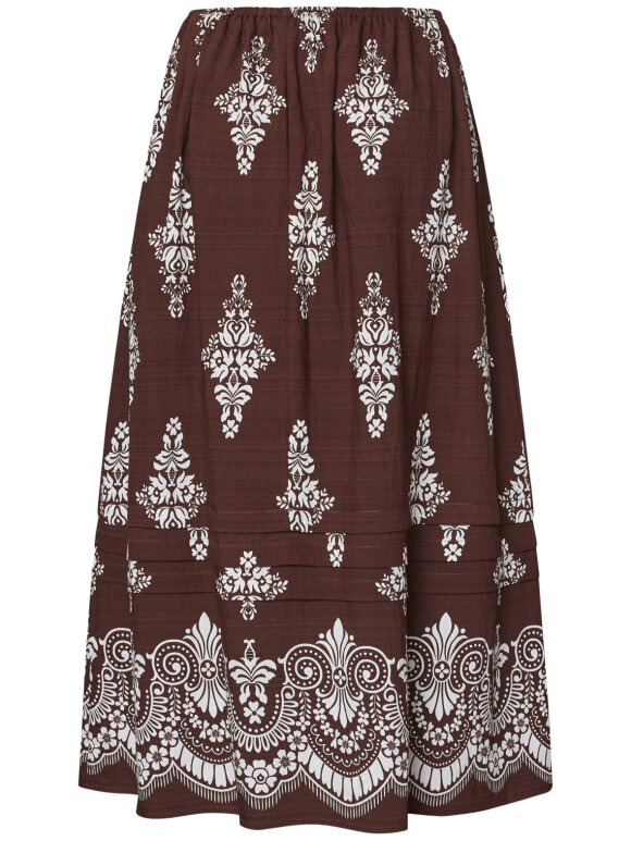 Love & Divine - Love1369 Skirt Brown Paisley