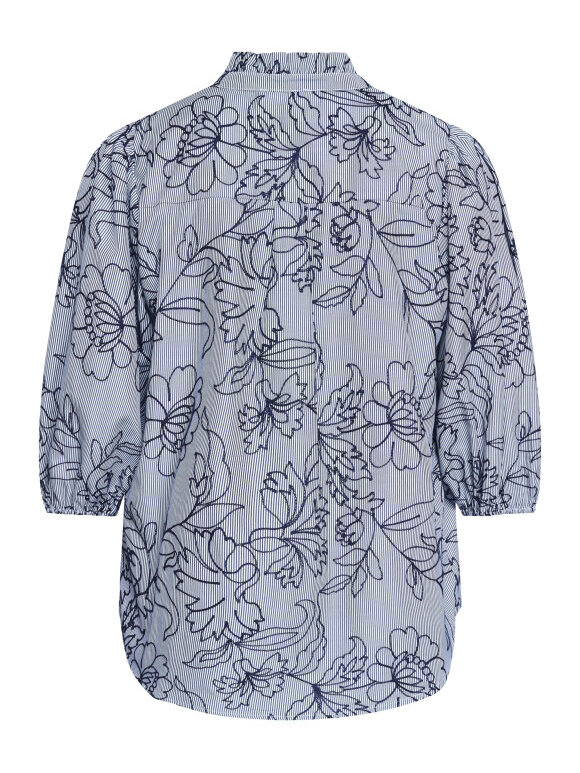 Love & Divine - Love456-9 Shirts stripe flower