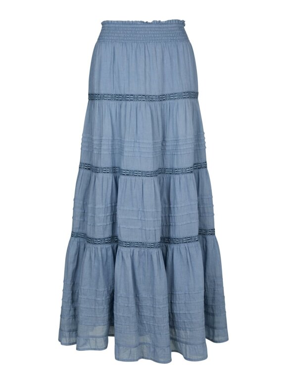 Neo Noir - Felicia S Voile skirt Smoke
