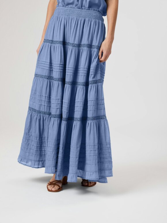 Neo Noir - Felicia S Voile skirt Smoke