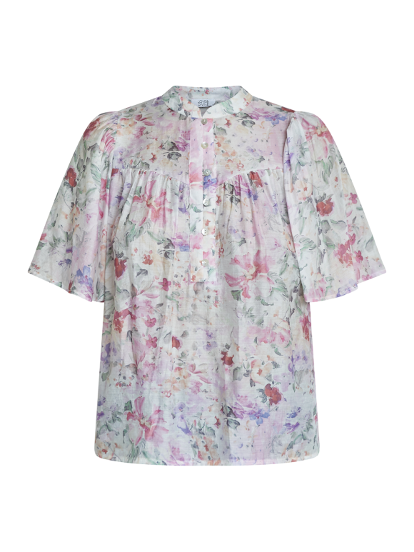 Love & Divine - Love1129-7 Blouse Pastel Flowe