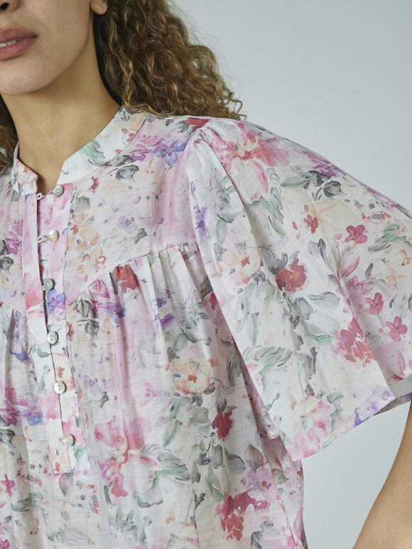 Love & Divine - Love1129-7 Blouse Pastel Flowe