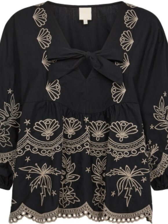 Gossia - SofjaGO Blouse Black sand
