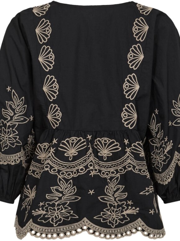 Gossia - SofjaGO Blouse Black sand