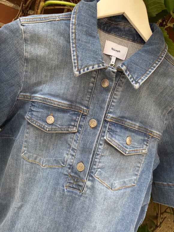 Numph - NUParis Dress light denim blue