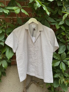 La Rouge - Lou Shirt dark sand stripe