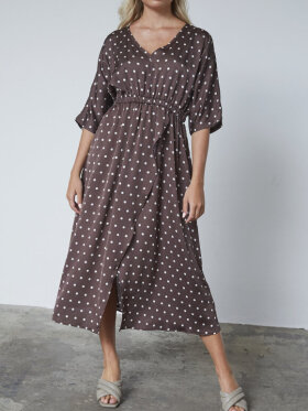 Love & Divine - Love1386 Dress Brown Dot