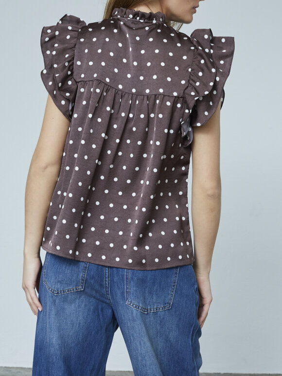 Love & Divine - Love1387 Top Brown Dot