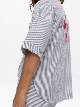 Numph - NUTillie SS Shirt dark Sapphir