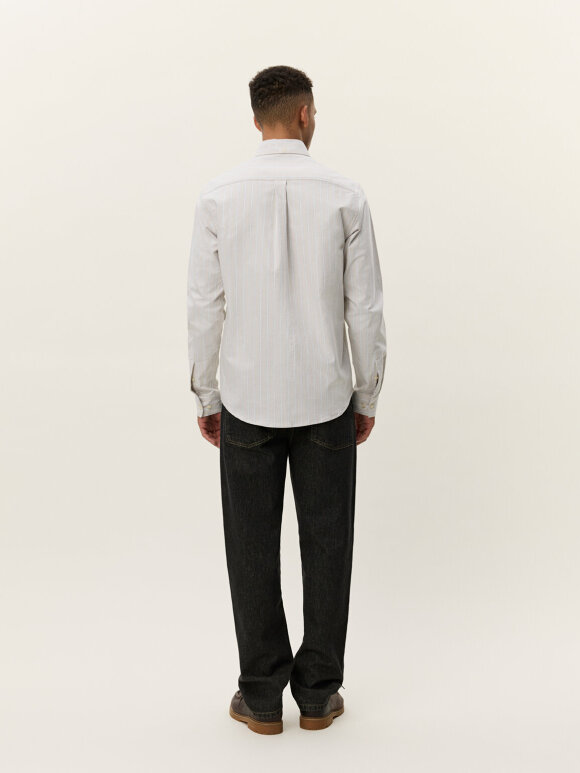 Les Deux - Konrad Striped Oxford Shirt