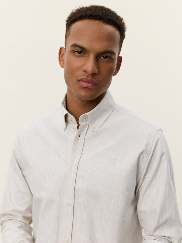 Les Deux - Konrad Striped Oxford Shirt