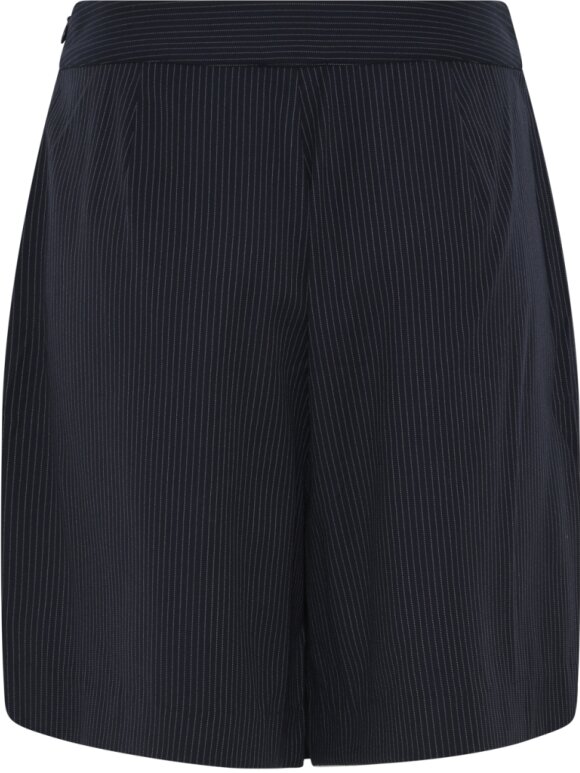 La Rouge - Catrine Shorts Navy Pinstribe