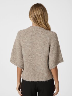 Neo Noir - Benuta Fluffy Knit Cardigan Neo Noir - Benuta Fluffy Knit Cardigan