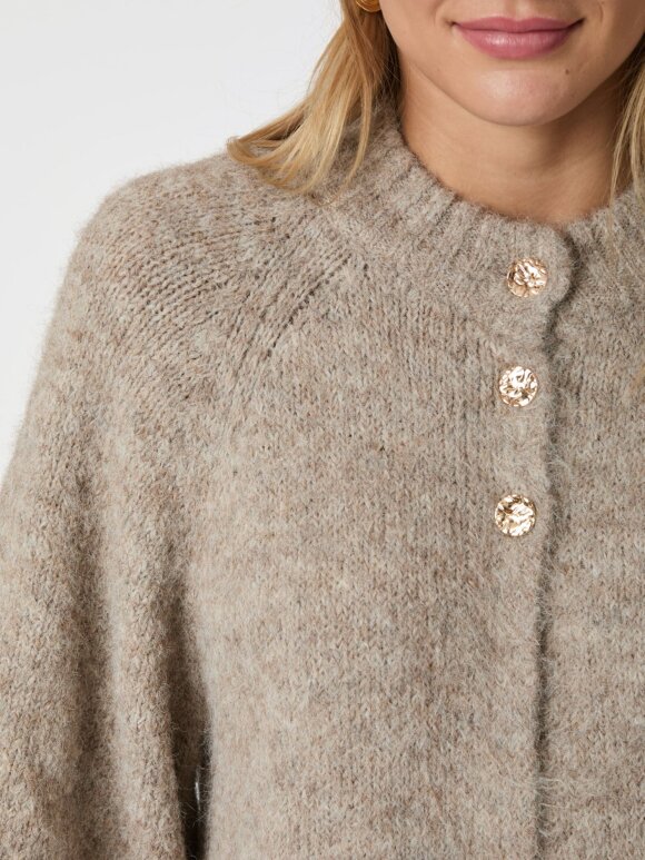 Neo Noir - Benuta Fluffy Knit Cardigan