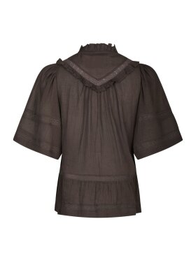 Neo Noir - Evienne s Voile Top Dark Brown